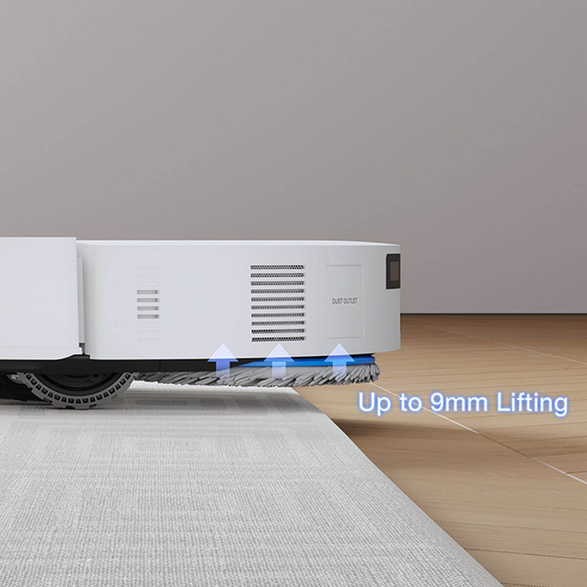 7 Auto-Lift Mopping Inteligentné zdvíhanie mopov až o 9 mm